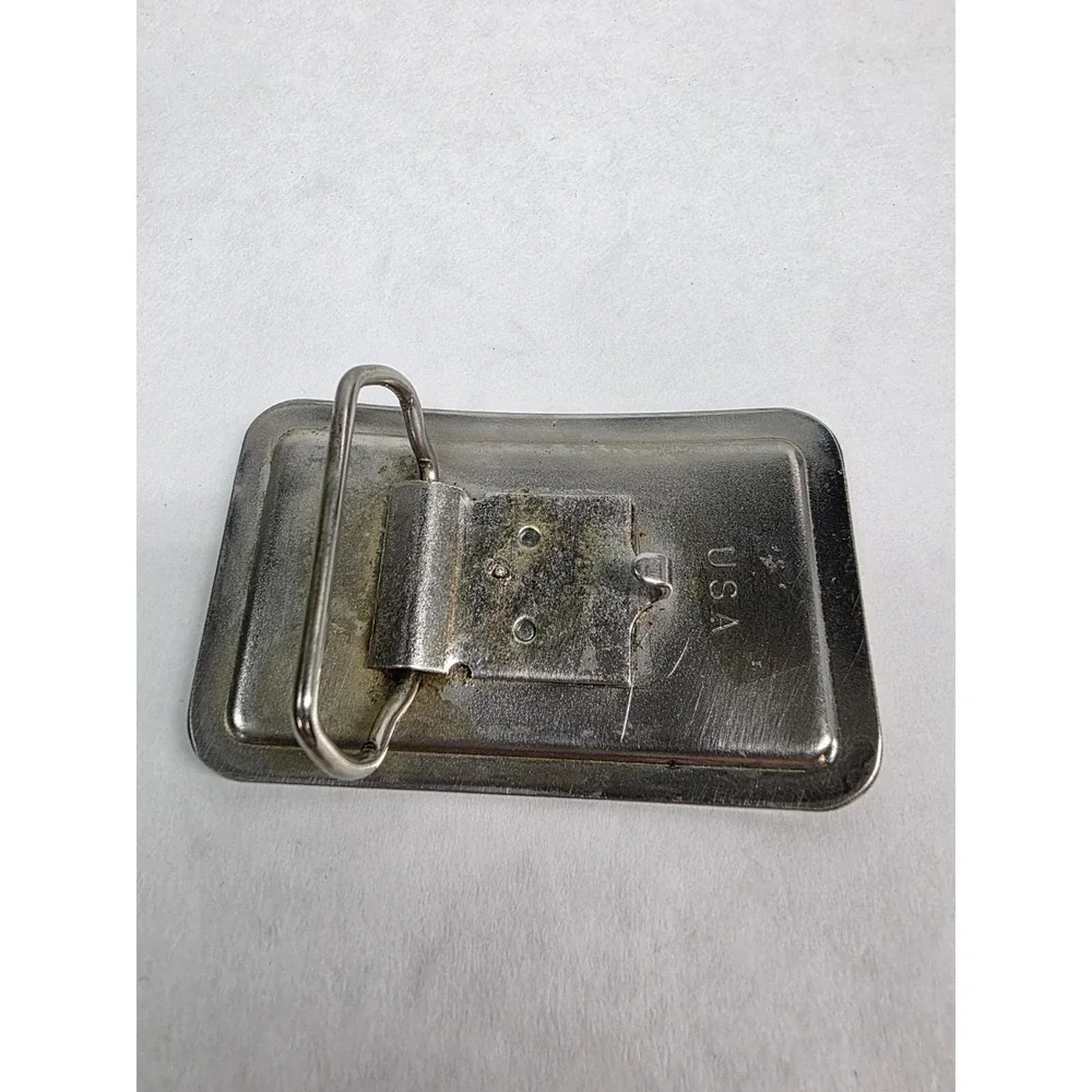 Trucker‎ Belt Buckle, Kenworth 1970s Glitter Red, Vintage
